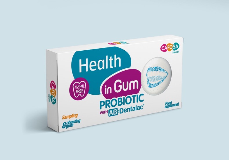 Oral probiotic chewing gum